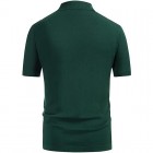 Men's Casual  Striped Knit Polo Shirt