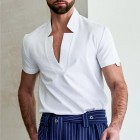 Men's Minimalist Casual Short-sleeved Shirt