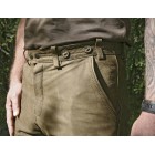 Green Leather Hunting Pants