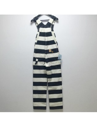 16oz motorcycle style prison uniform style striped overalls