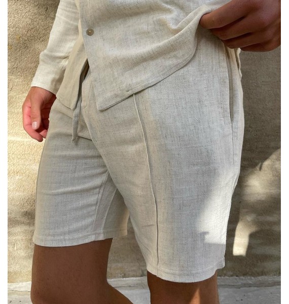 Linen breathable shorts