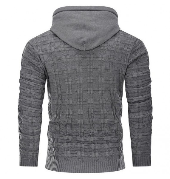 Men's Casual Pid Pullover Sports Hooded Sweater