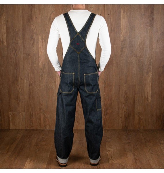 1953 Mechanical Bib 11oz Metal Parker Brothers denim Overalls