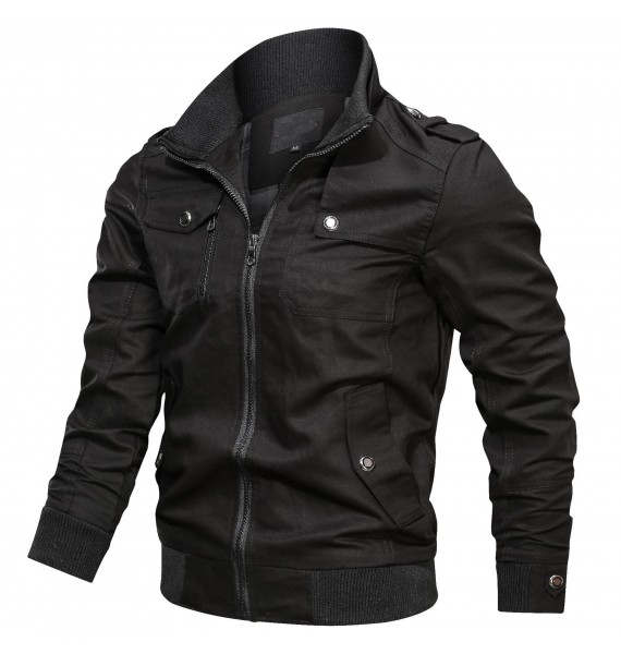 Men's pel Zip Casual Jacket