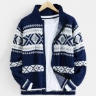 Men's Fashion Retro pel Knited Cardigan