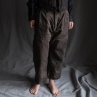 Cssic French work pants with natural dyed buttons