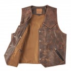 Mens Fashion  Leather Waistcoats