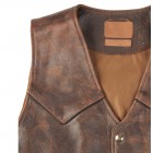 Mens Fashion  Leather Waistcoats