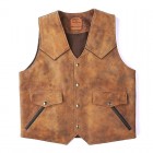 Mens Fashion  Leather Waistcoats