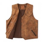 Mens Fashion  Leather Waistcoats