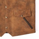 Mens Fashion  Leather Waistcoats