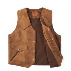 Mens Fashion  Leather Waistcoats