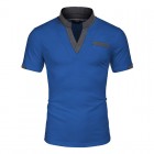 Men's Casual Colorblock POLO Shirt