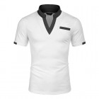 Men's Casual Colorblock POLO Shirt