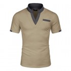 Men's Casual Colorblock POLO Shirt