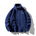 Hip Hop Winter Fleece Fluffy Jacket Streetwear Zipper Coat