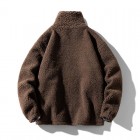 Hip Hop Winter Fleece Fluffy Jacket Streetwear Zipper Coat