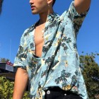 Men's Casual Summer Hawaiian Beach Shirt