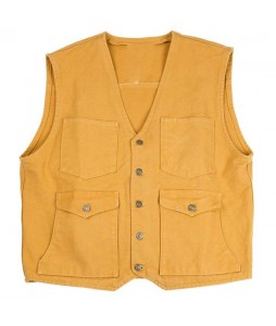 Single-breasted Button Pocket Waistcoats