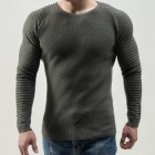 Men's Fashion Casual Crew Neck Sweater Long Sleeve Knitwear