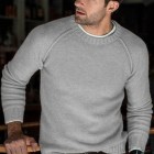 Men's Casual Versatile Round Neck Long Sleeve Sweater