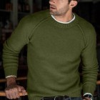 Men's Casual Versatile Round Neck Long Sleeve Sweater