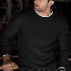 Men's Casual Versatile Round Neck Long Sleeve Sweater