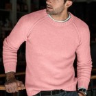 Men's Casual Versatile Round Neck Long Sleeve Sweater