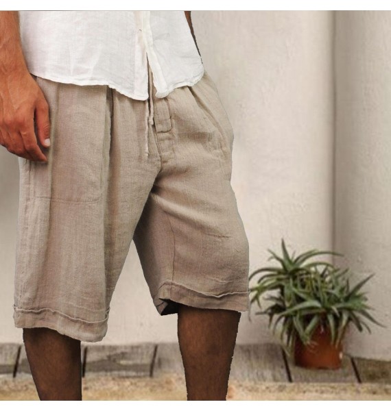 Men's Linen Holiday Linen Shorts