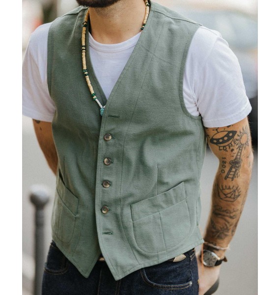 Mens Denim Waistcoats