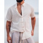 Men's Summer Linen Casual Loose Shirt