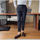 Men ice Social Business Suit Slim Fit Streetwear Pants