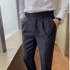 Men ice Social Business Suit Slim Fit Streetwear Pants