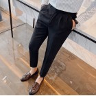 Men ice Social Business Suit Slim Fit Streetwear Pants