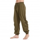 Men's Solid Color Casual Loose ce Up Harem Pants