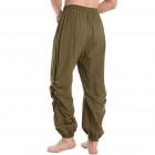 Men's Solid Color Casual Loose ce Up Harem Pants