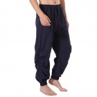 Men's Solid Color Casual Loose ce Up Harem Pants