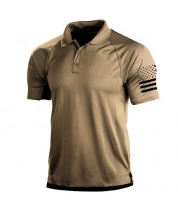 Mens Patriotic Cssic Polo Shirt