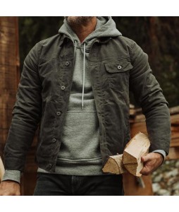 Retro Casual Men's Tooling Pocket Jacket