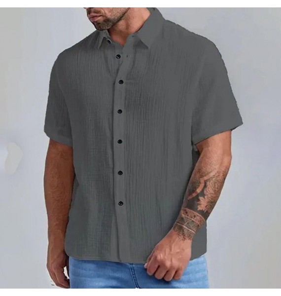 Men's Summer Casual Short Sleeve Shirts