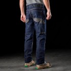 Men's Outdoor Sports Denim Stitching Multi-pocket Tactical Trousers