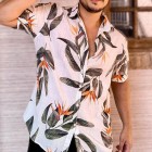 Hawaiian Casual Print Short Sleeve Shirt