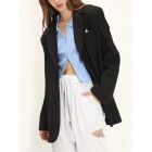 Women's Loose Bag Buckle Shoulder Pad Jacket All-match Fashionable Suit