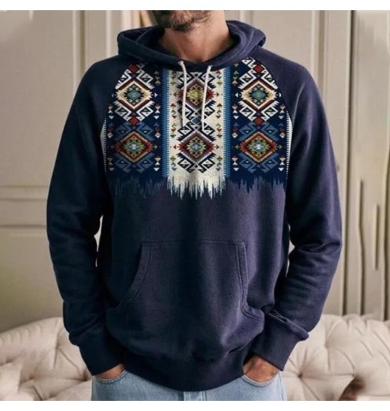 Western Ethnic Style Men's Sweater