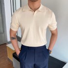 Gentlemans Cssic Pin Knitted Polo Shirt