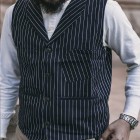 Men's  Striped Design Casual Waistcoats