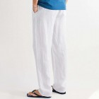 Retro Linen Solid Color Pants