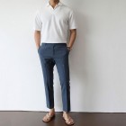 Gentlemans Cssic Pin And Breathable Cotton Linen Pants