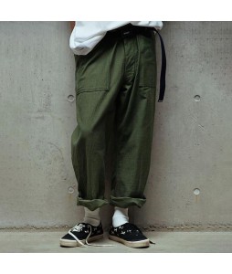 90s Retro Fashion Men's Army Green Trousers