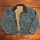 Mens  Denim Fleece Jacket